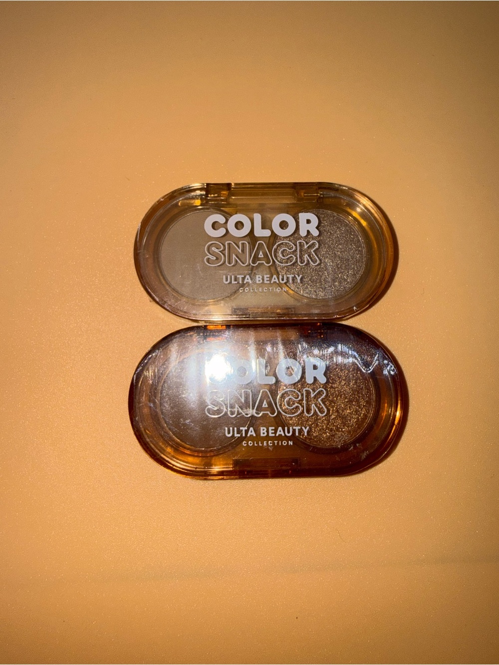 ULTA Beauty Color Snack Eyeshadow Duo - Shimmery Brown & Gold Tones Bundle